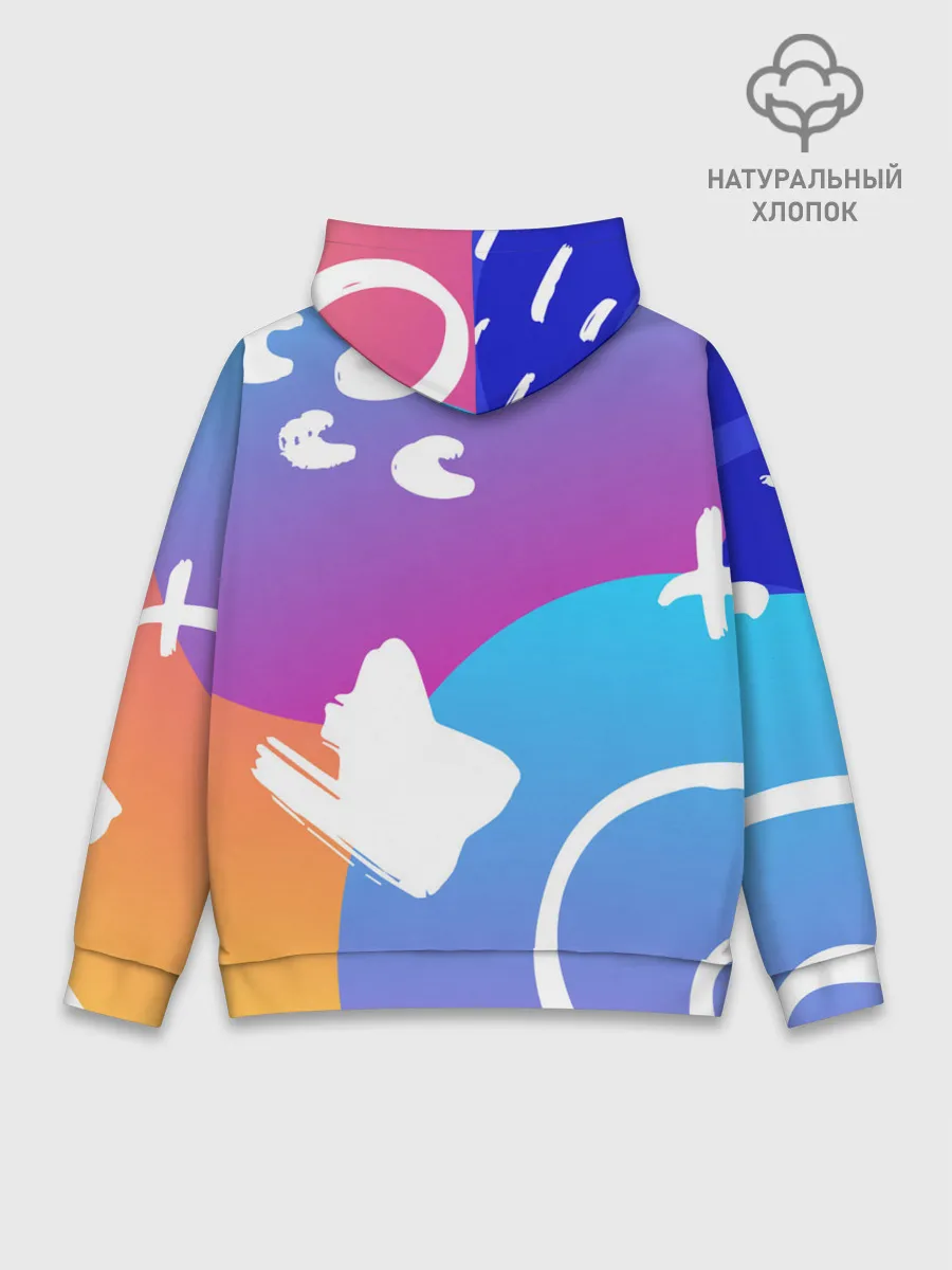 Худи мужской база хлопок / Градация цвета