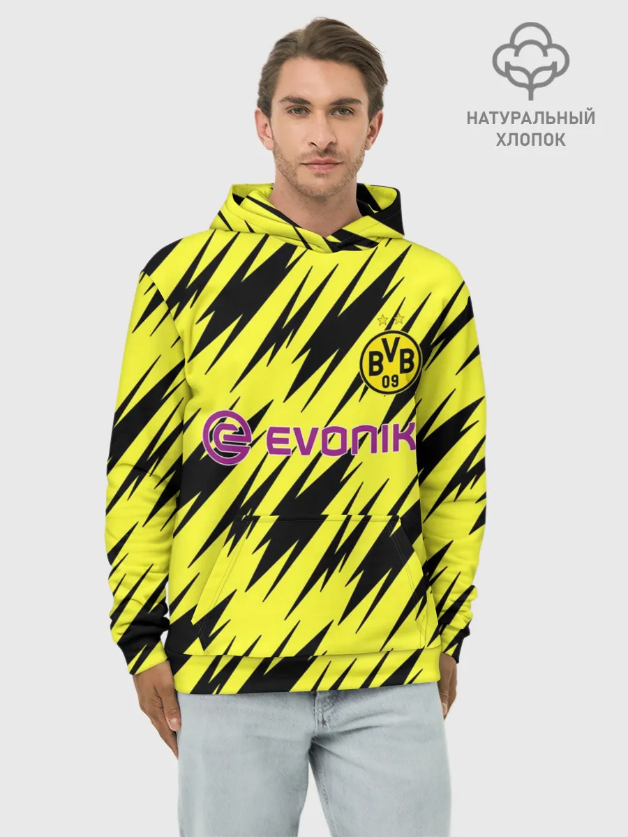 Худи мужской база хлопок / Borussia | 2020-2021 г.