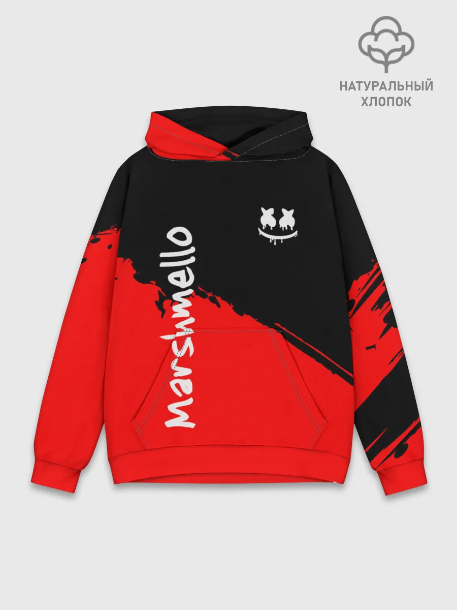 Худи мужской база хлопок / Marshmello