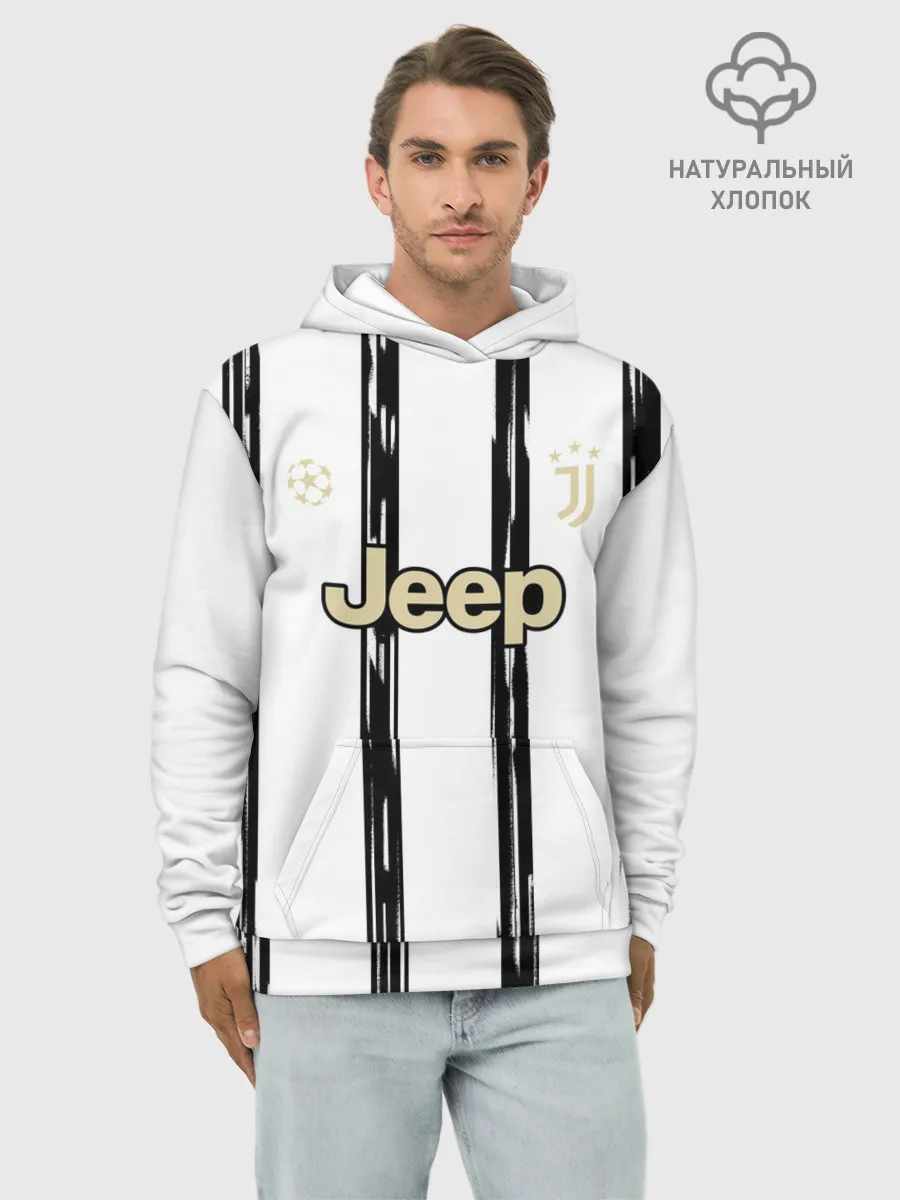 Худи мужской база хлопок / Juventus | Home Authentic style