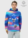 Худи мужской база хлопок / Sonic | Speed