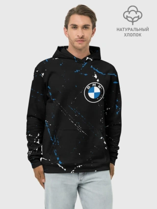 Худи мужской база хлопок / BMW / БМВ