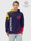 Худи мужской база хлопок / HONDA / ХОНДА