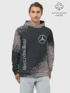 Худи мужской база хлопок / MERCEDES / МЕРСЕДЕС