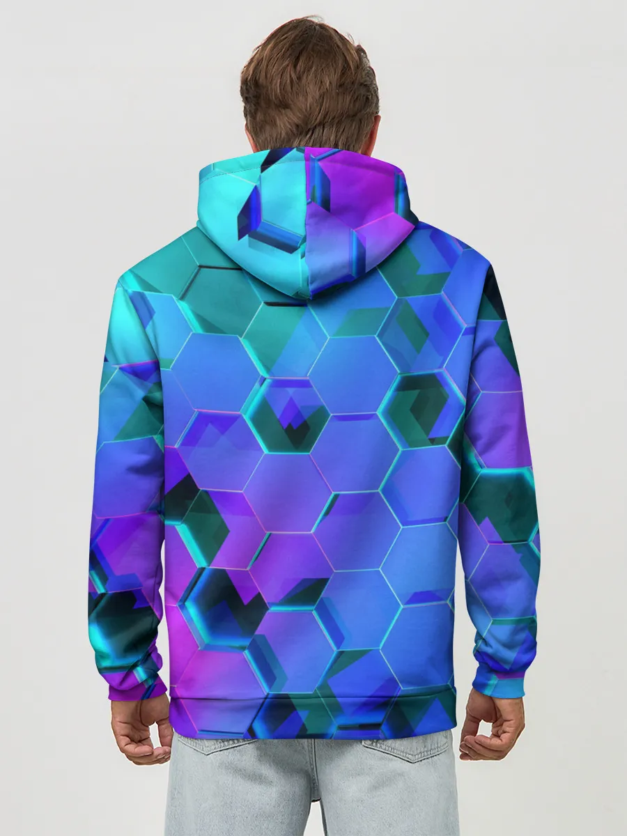 Худи мужской база хлопок / Geometry