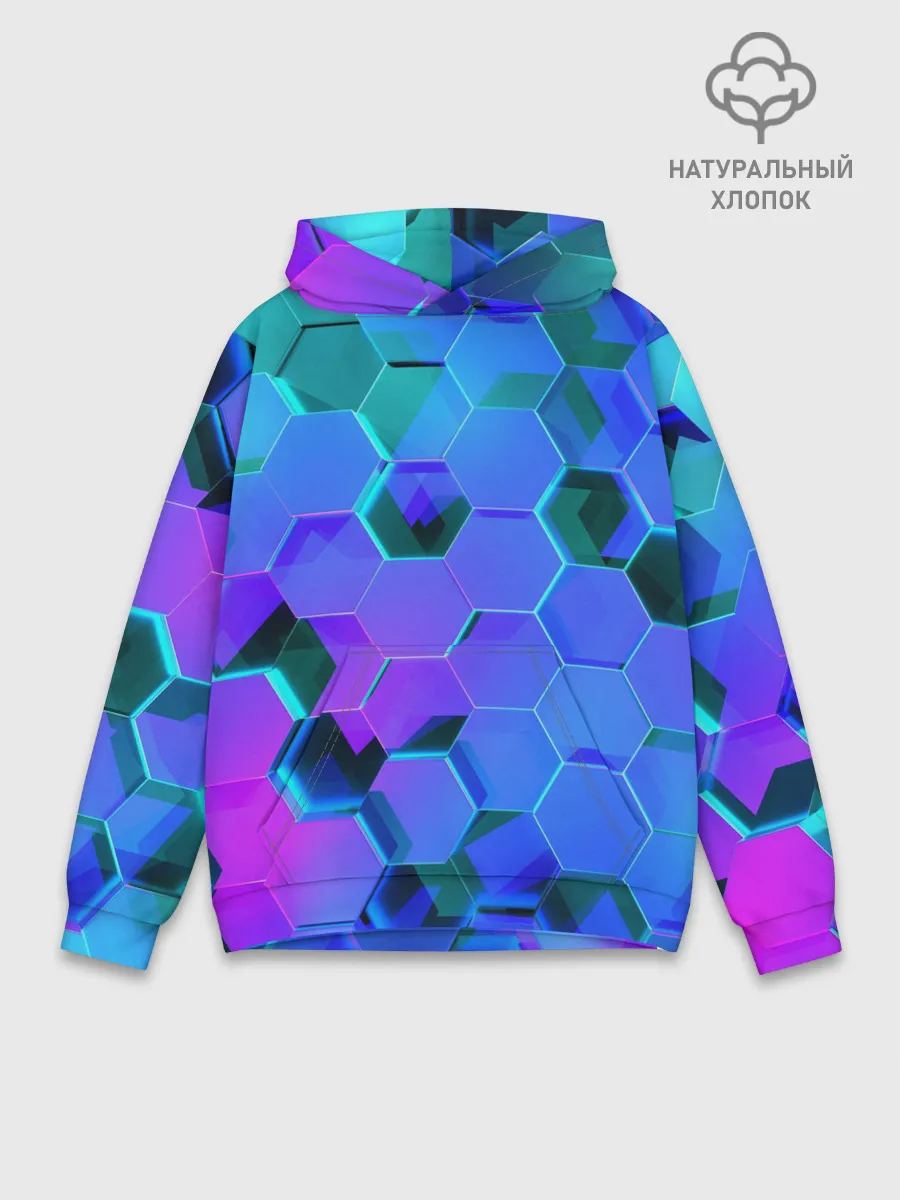 Худи мужской база хлопок / Geometry