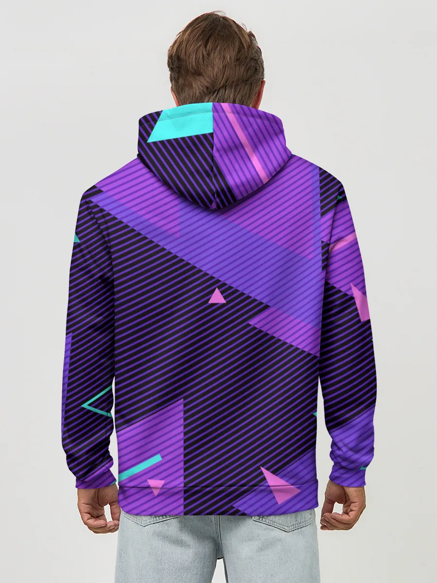 Худи мужской база хлопок / ГЕОМЕТРИЯ