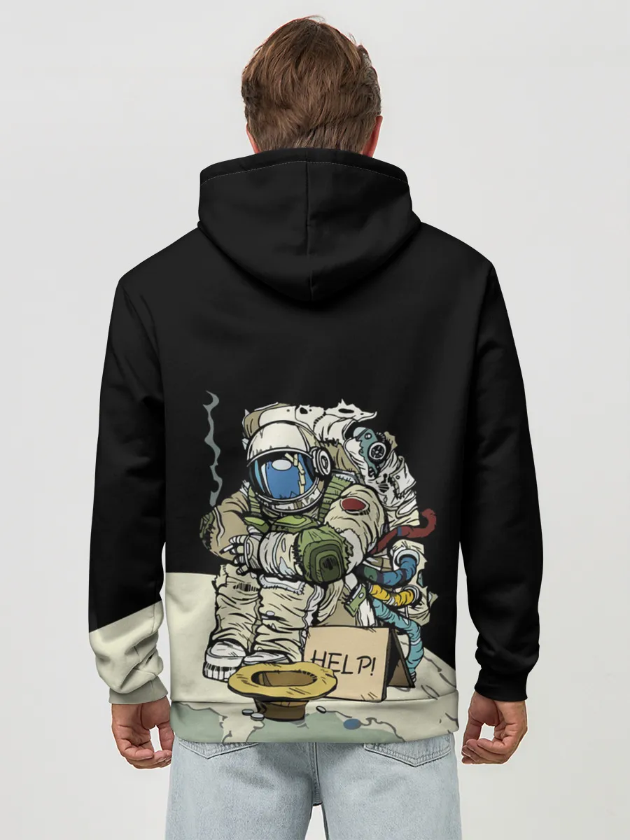 Худи мужской база хлопок / Help!