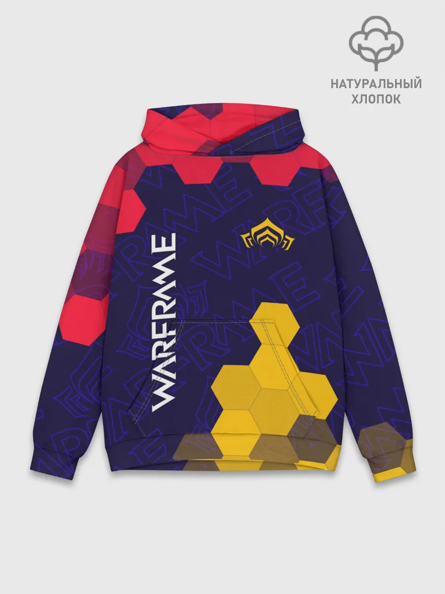 Худи мужской база хлопок / WARFRAME / ВАРФРЕЙМ