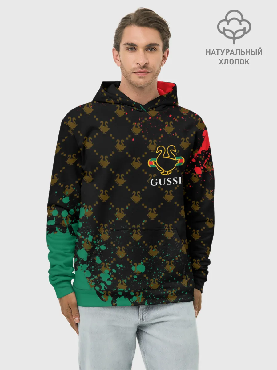 Худи мужской база хлопок / GUSSI / ГУСИ