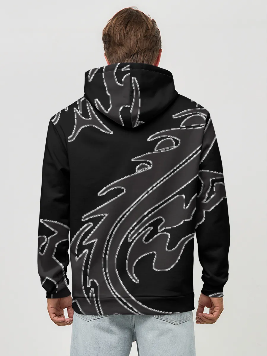 Худи мужской база хлопок / Драконы