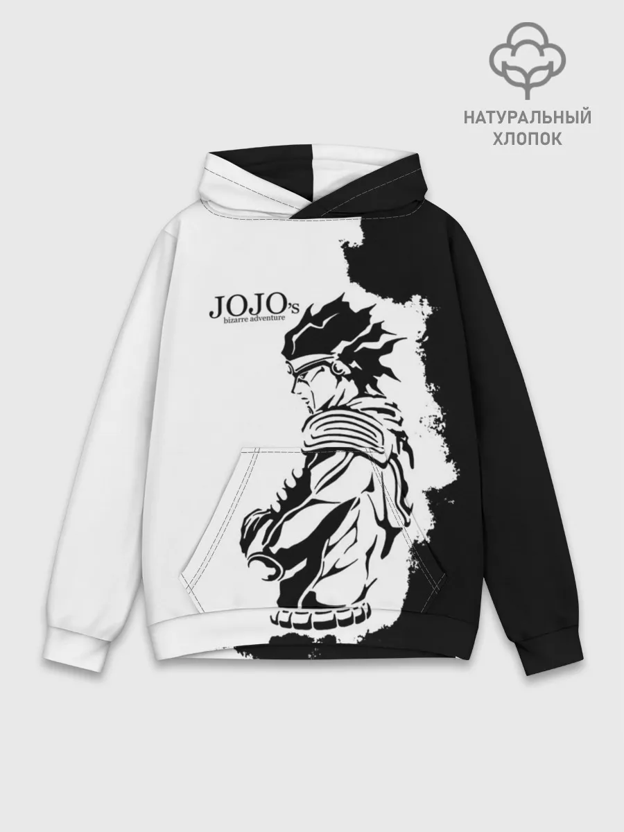 Худи мужской база хлопок / JoJo Bizarre Adventure
