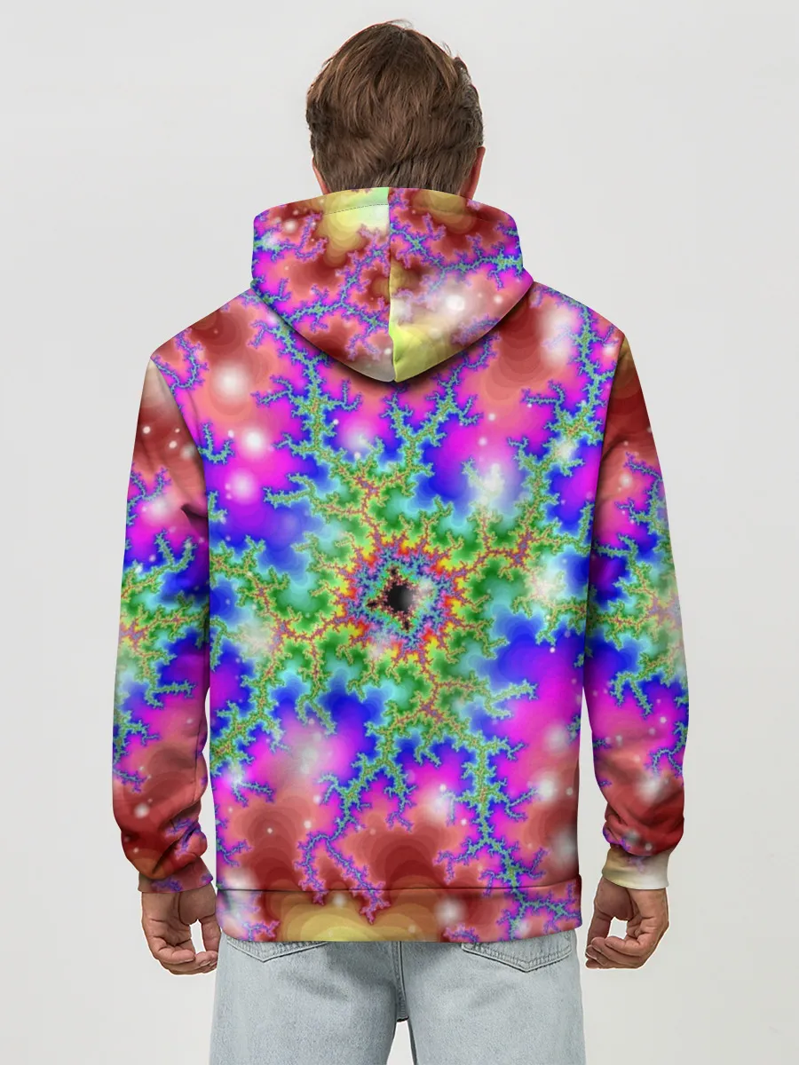 Худи мужской база хлопок / Абстракция