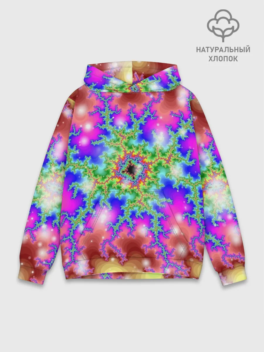Худи мужской база хлопок / Абстракция