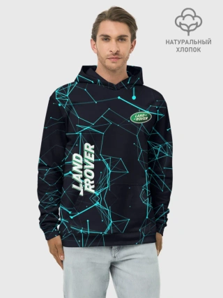 Худи мужской база хлопок / Land Rover