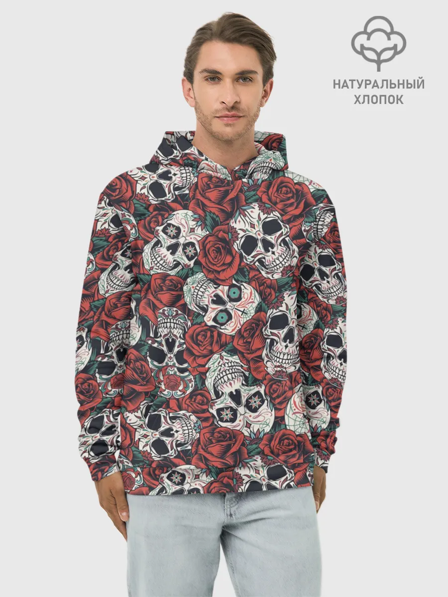 Худи мужской база хлопок / halloween casual