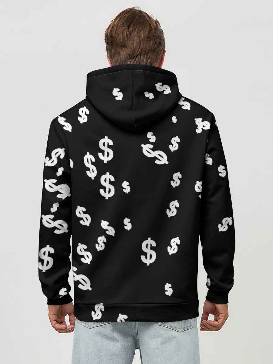 Худи мужской база хлопок / Доллар