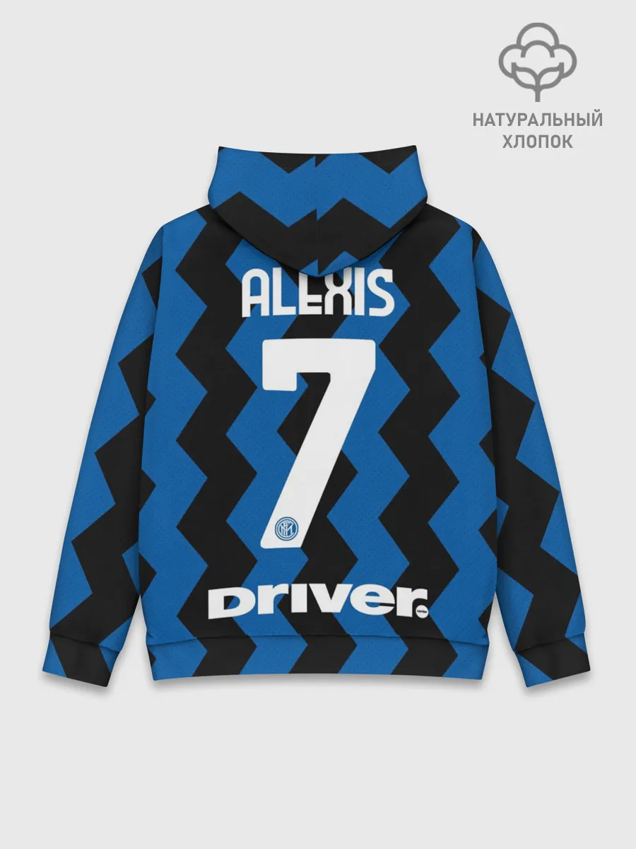 Худи мужской база хлопок / Алексис Санчес 20/21 Интер