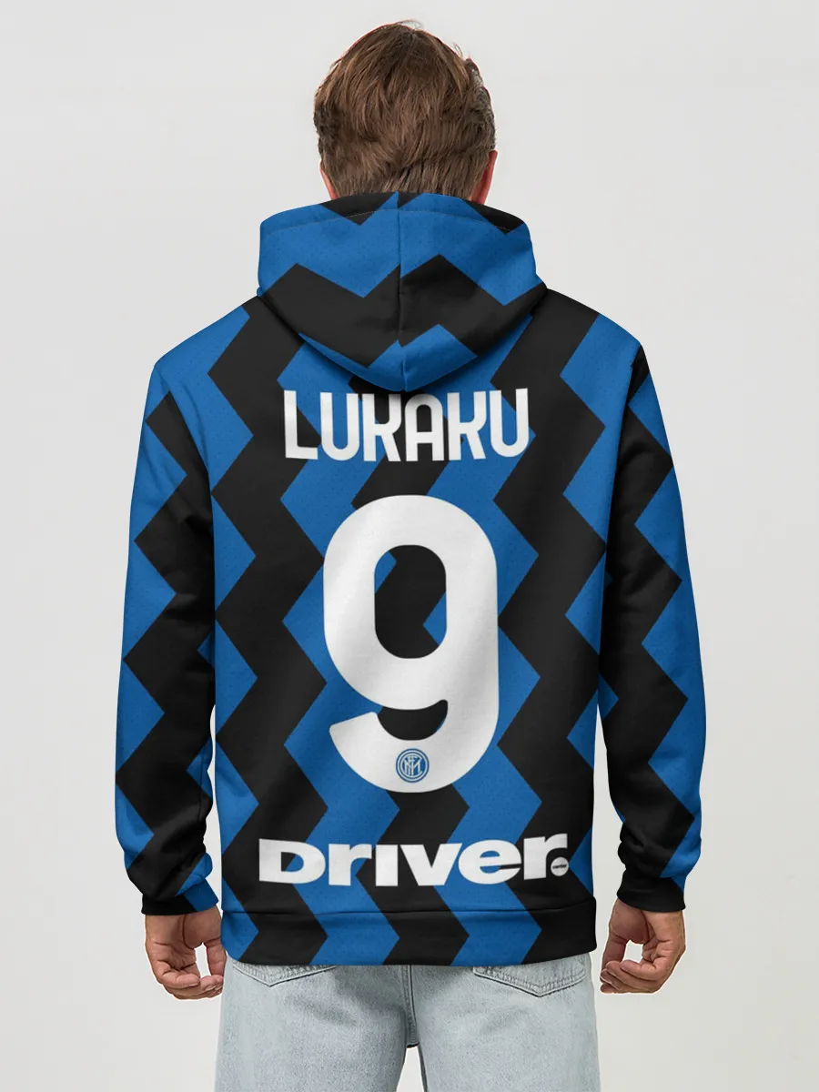 Худи мужской база хлопок / Лукаку 20/21 Домашняя форма