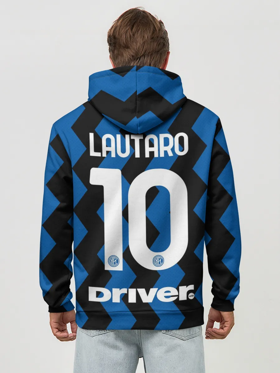 Худи мужской база хлопок / Лаутаро Мартинес 20/21 Интер