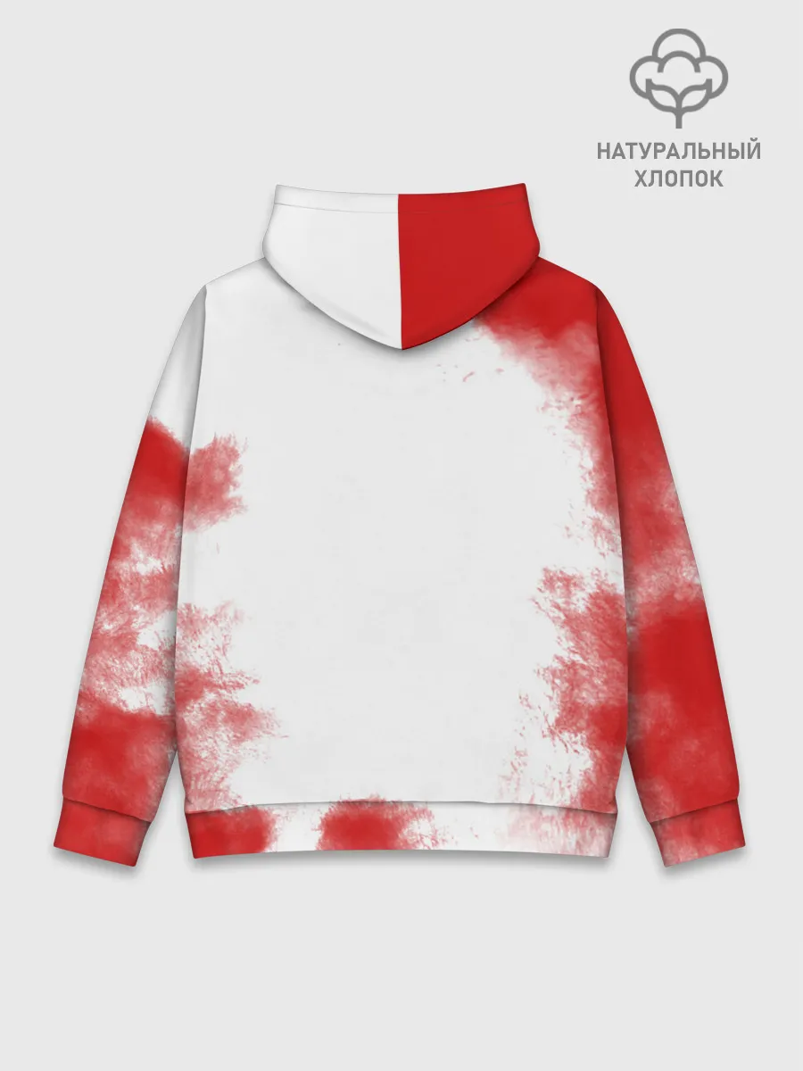 Худи мужской база хлопок / Джоджо герои красный дым