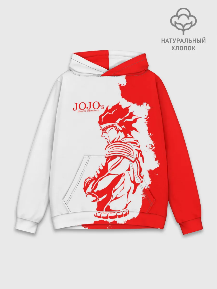 Худи мужской база хлопок / Хамон красный