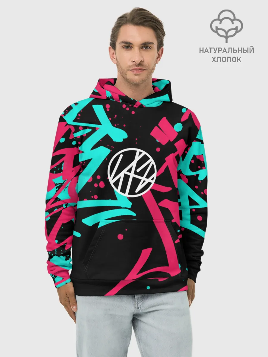 Худи мужской база хлопок / Stray Kids