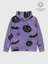 Худи мужской база хлопок / Фиолетовый хэллоуин