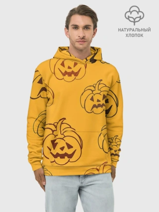 Худи мужской база хлопок / Тыквы