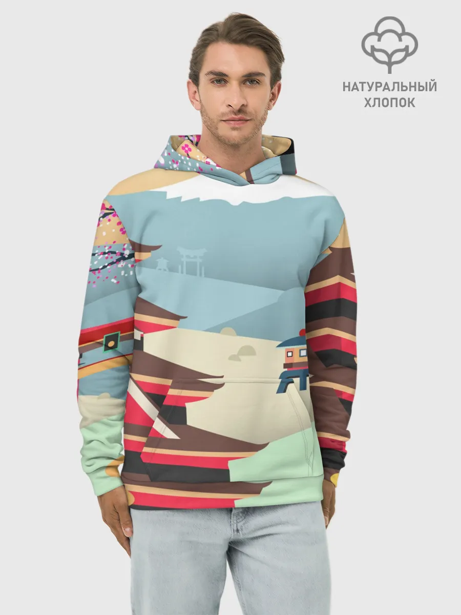 Худи мужской база хлопок / Tokyo