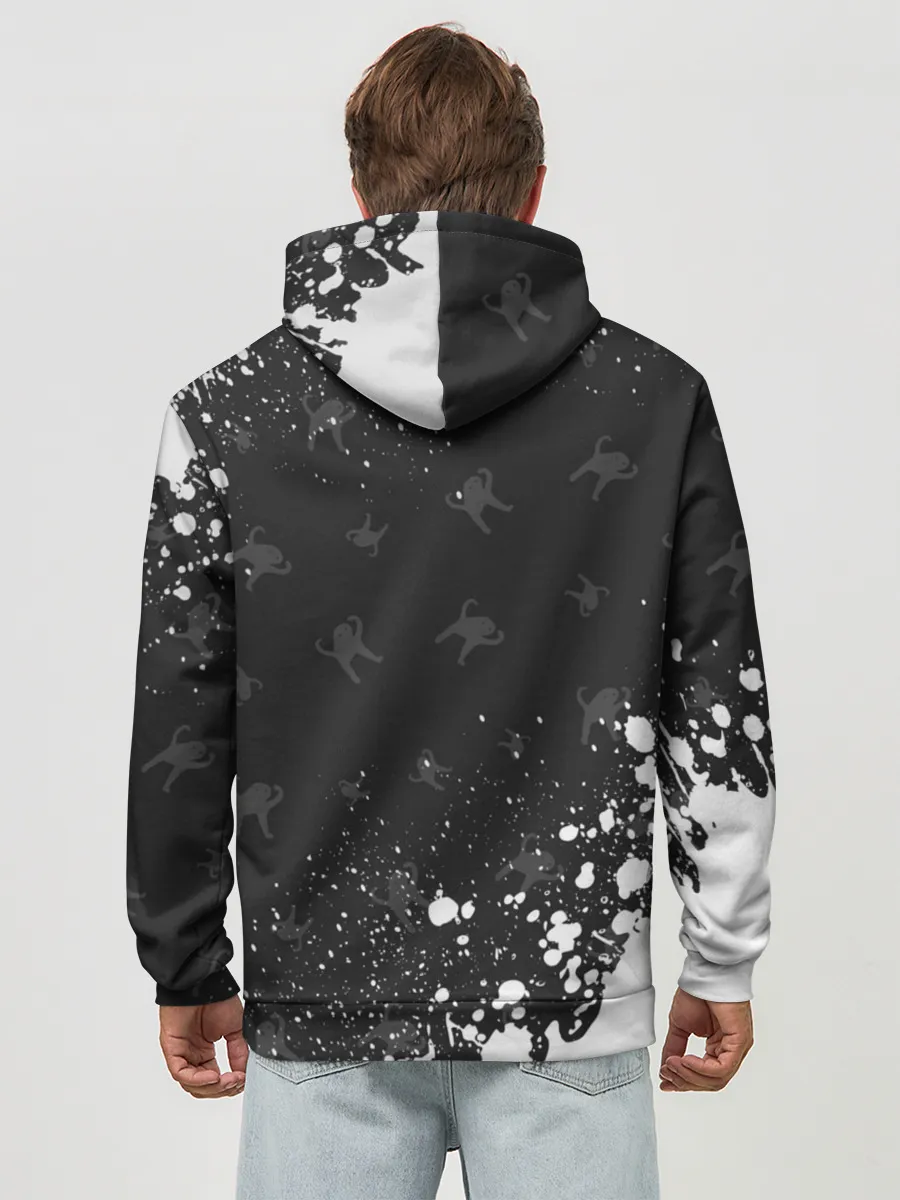 Худи мужской база хлопок / ЪУЪ СЪУКА