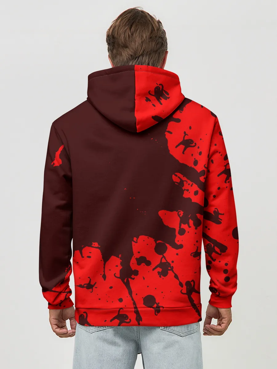 Худи мужской база хлопок / ЪУЪ СЪУКА