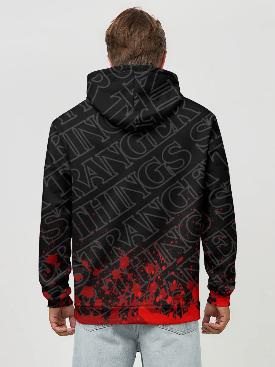 Худи мужской база хлопок / ОЧЕНЬ СТРАННЫЕ ДЕЛА / STRANGER