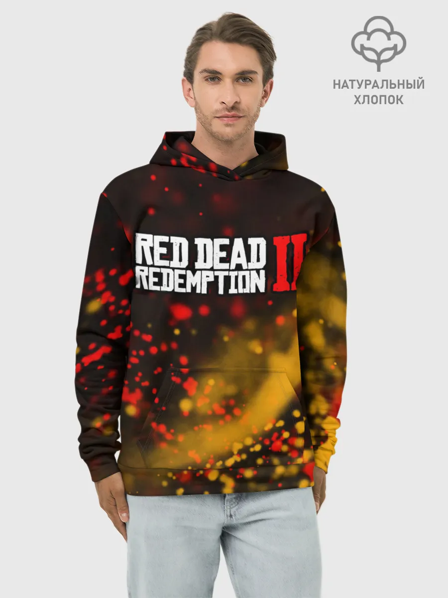 Худи мужской база хлопок / RED DEAD REDEMPTION 2