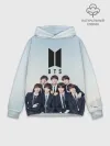 Худи мужской база хлопок / BTS