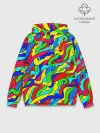 Худи мужской база хлопок / Красочные узоры/абстракционизм