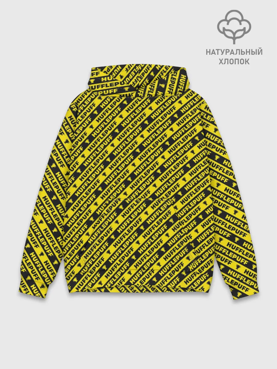 Худи мужской база хлопок / Хаффлпафф паттерн