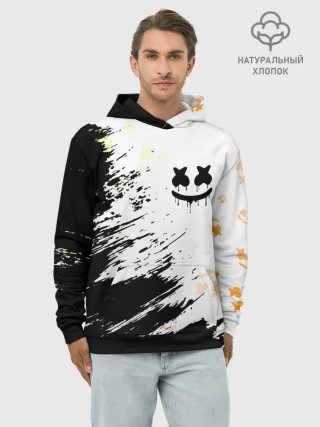 Худи мужской база хлопок / MARSHMELLO / МАРШМЕЛЛОУ