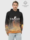Худи мужской база хлопок / COUNTER STRIKE