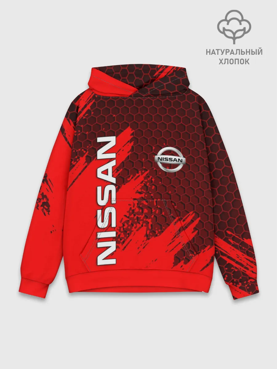 Худи мужской база хлопок / NISSAN