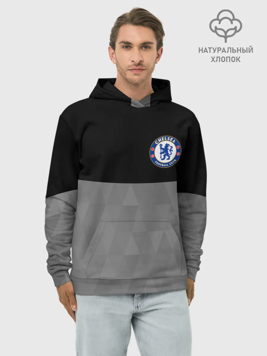 Худи мужской база хлопок / Chelsea London
