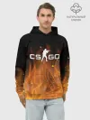 Худи мужской база хлопок / COUNTER STRIKE
