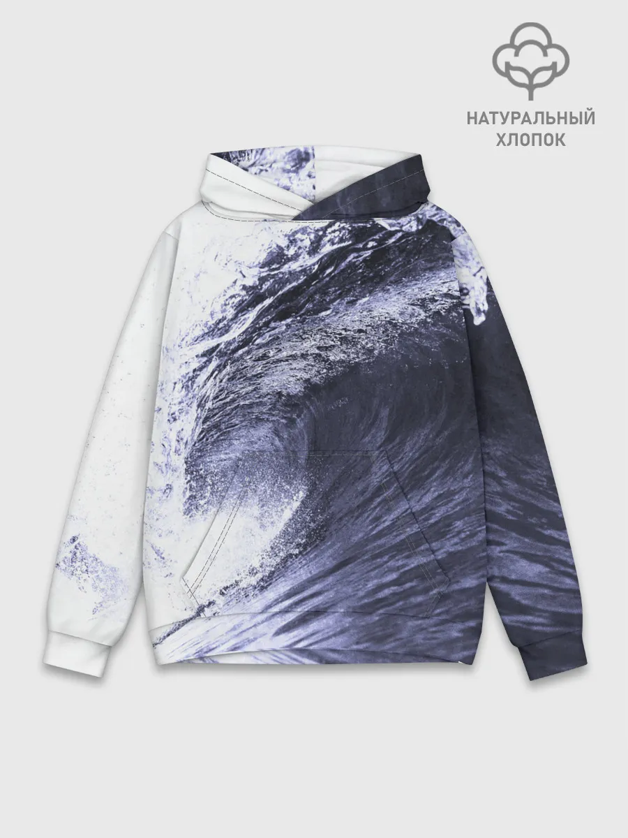 Худи мужской база хлопок / Волна