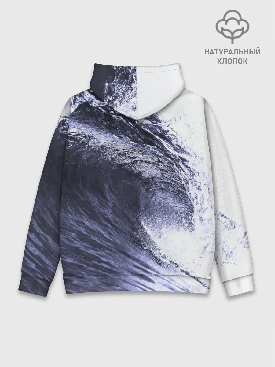 Худи мужской база хлопок / Волна