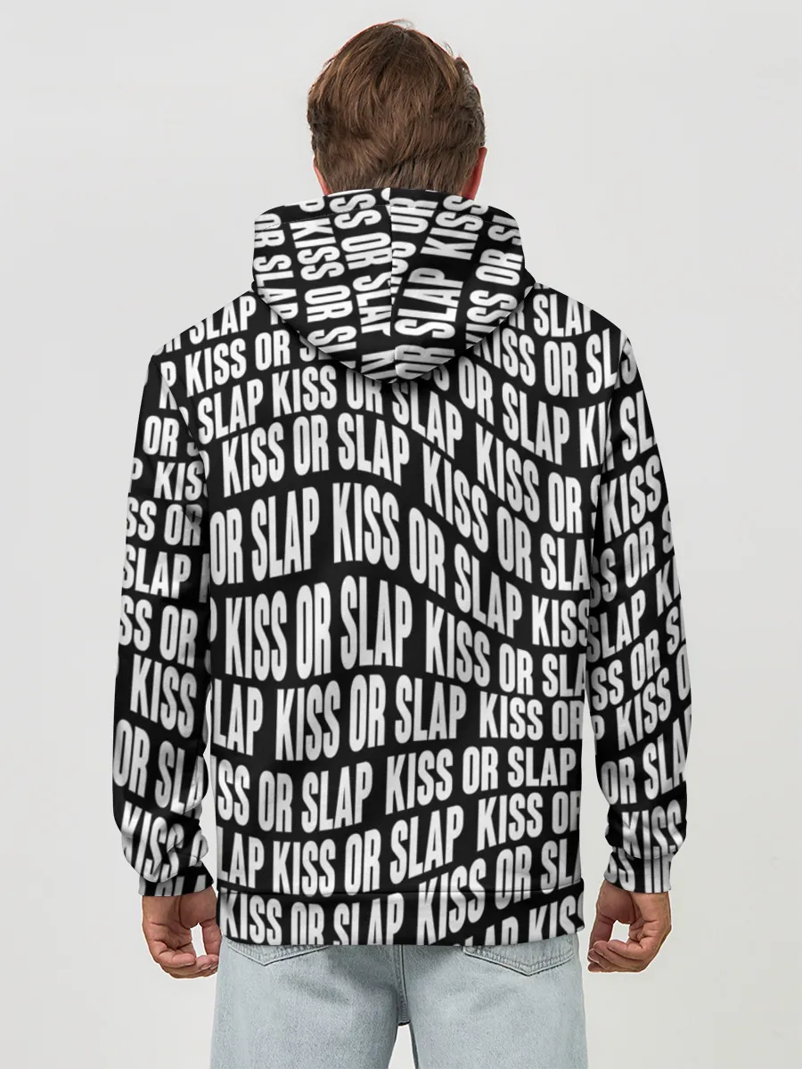 Худи мужской база хлопок / Kiss or slap