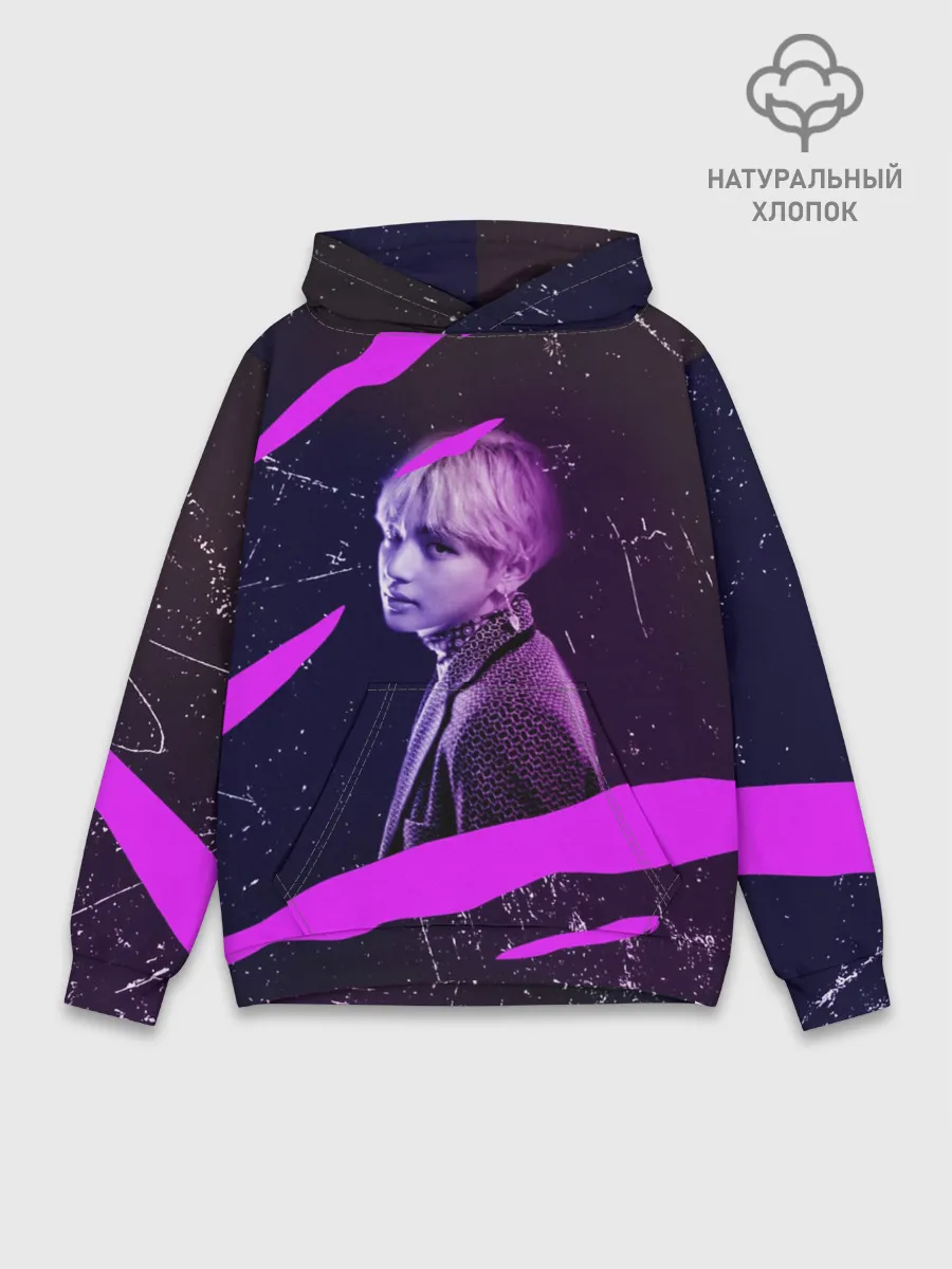 Худи мужской база хлопок / BTS