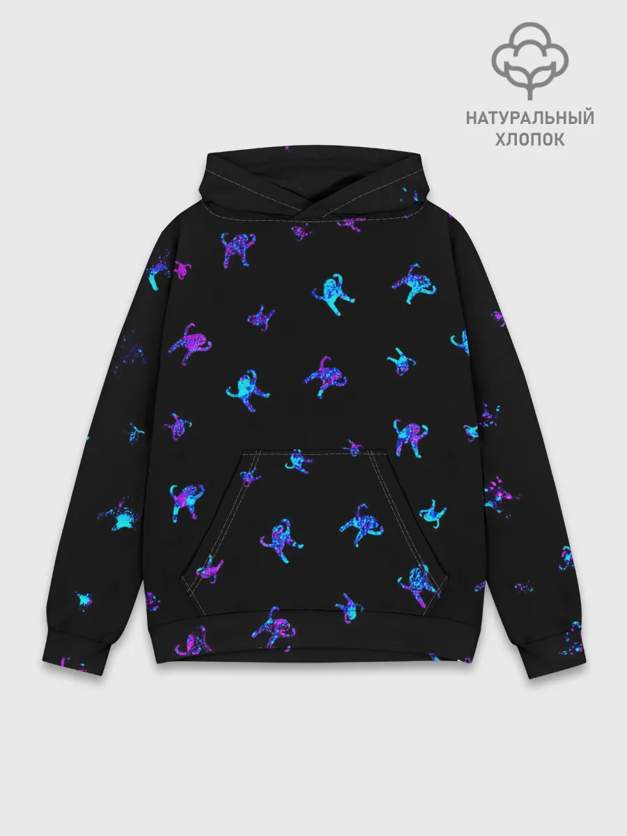 Худи мужской база хлопок / ЪУЪ СЪУКА