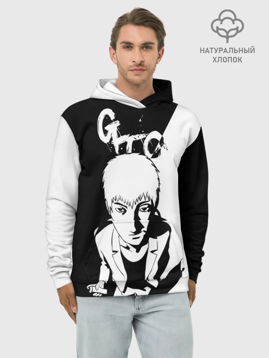 Худи мужской база хлопок / Onizuka oldschool anime