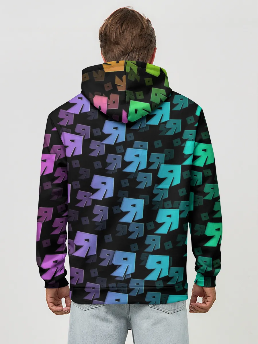 Худи мужской база хлопок / ROBLOX PIGGY - СВИНКА ПИГГИ