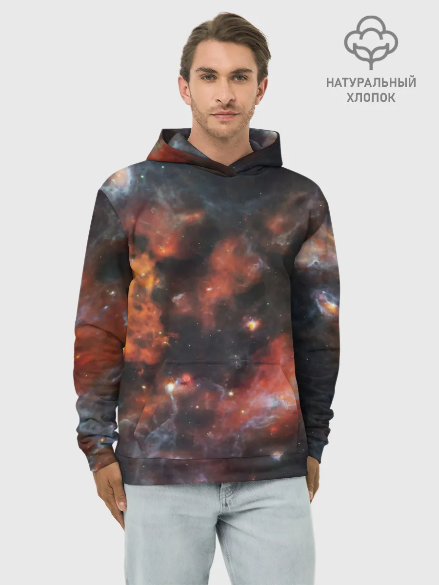 Худи мужской база хлопок / Гигантская Вселенная